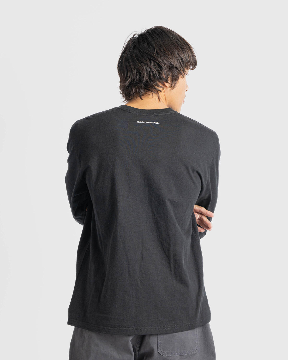 thisisneverthat T-Logo L/S Tee | TN243TTSLT02-BLK